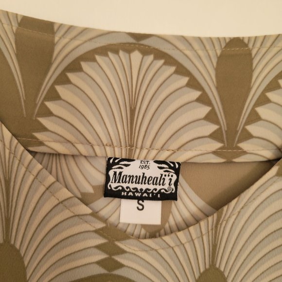 Manuheali'i Lauhala V Neck Slip Dress Sm Like New - Picture 4 of 5